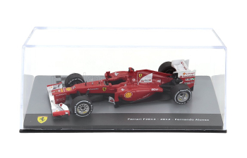 FERRARI F1 F2012 №5 Season (2012) Fernando Alonso - Con Vetrina - With Showcase, Red
