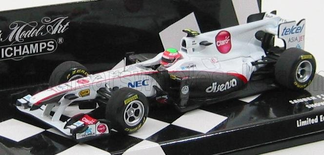 SAUBER F1 C30 N16 Showcar (2011) K.kobayashi, White Grey Met