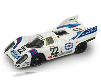 PORSCHE 917k 4.9l Team Martini Racing №22 Winner 24h Le Mans (1971) Helmut Marko - Gijs Van Lennep, White Blue Red