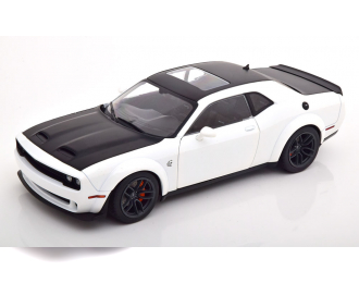 DODGE Challenger SRT (2020), white/matt-black