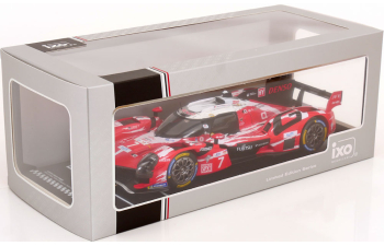 TOYOTA GR010 Hybrid #7 Mike Conway/Kamui Kobayashi/Nyck de Vries 5th 24h LeMans Toyota Gazoo Racing 40 years LeMans Toyota Retro Livery (2025), red/white 