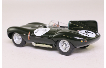 JAGUAR D-Type №14 2nd 24h Le Mans, Rolt/Hamilton (1954), green