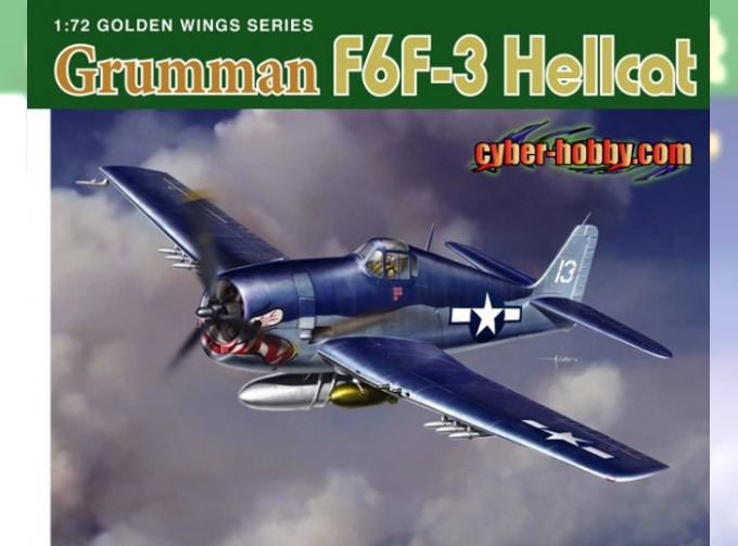  Сборная модель Grumman F6F-3 Hellcat Airplane Model Kit