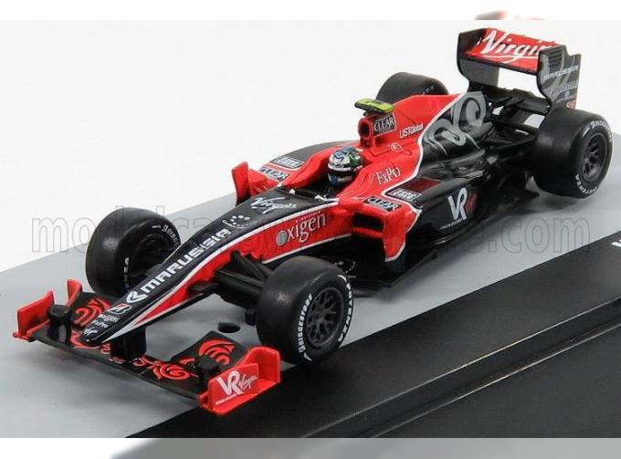 VIRGIN RACING F1 Vr-01 Cosworth N 25 Season 2010 Lucas Di Grassi, Red Black