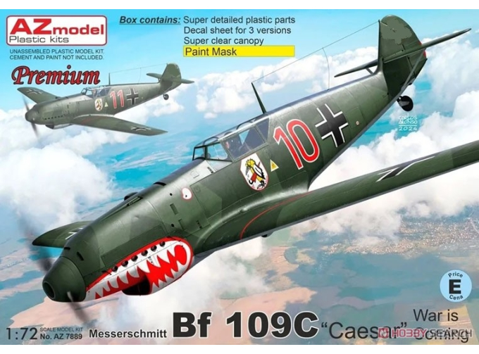 Сборная модель Messerschmitt Bf 109C "Caesar” The War is Coming