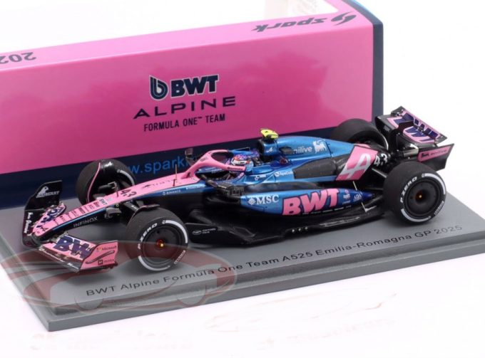ALPINE A525 №43 Emilia-Romagna GP Formula 1 Franco Colapinto (2025)