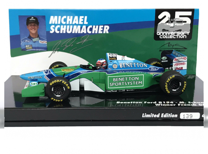 BENETTON FORD B194 - MICHAEL SCHUMACHER - WINNER FRENCH GP 1994