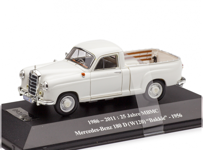 MERCEDES-BENZ 180D (W120) "Bakkie" pick-up (1956) 25 Jahre MBMC #092/100