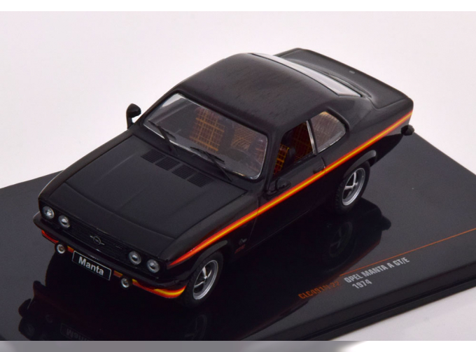 OPEL Manta A GT/E Magic (1974), black yellow orange