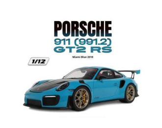 PORSCHE 911 (911.2) GT2 RS *Resin* (2018), Miami blue