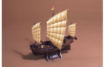 Сборная модель китайское парусное судно Джонка 1880