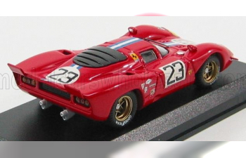 FERRARI 312p Coupe N 23 Sebring 1970 Chinetti Jr. - Adamowicz, Red