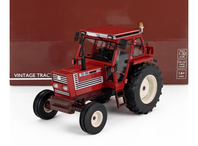 FIAT 70-90 Tractor Confort Cab 2wd (1997), Brown