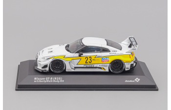 NISSAN 35gt-rr Lb-silhouette №23 Works Liberty Walk (2020), white / yellow / black