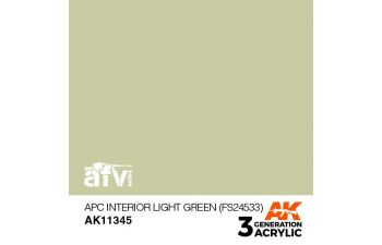 Краска акриловая INTERIOR LIGHT GREEN (интерьерный светло- зеленый) 17 мл