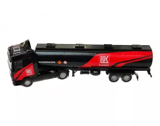 MERCEDES-BENZ Actros бензовоз "LUKOIL", black / red