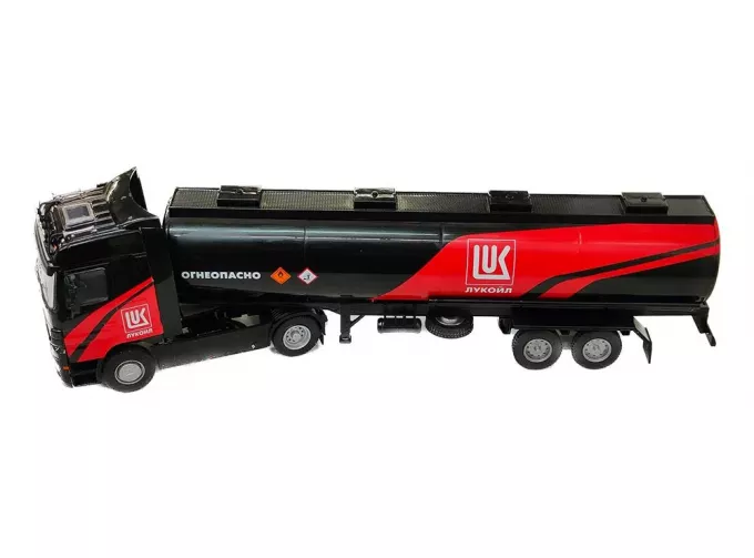 MERCEDES-BENZ Actros бензовоз "LUKOIL", black / red