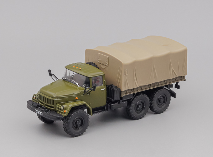 ЗИЛ 131 бортовой с тентом, Грузовики СССР 15, хаки