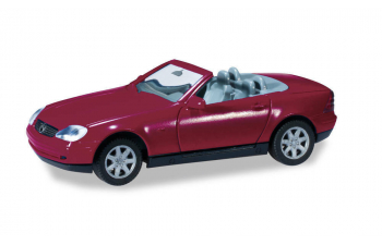 Сборная модель Mercedes-Benz SLK 1996 R170 red