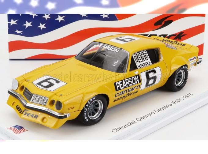 CHEVROLET Camaro №6 Iroc Daytona Season (1974-1975) D.Pearson, yellow