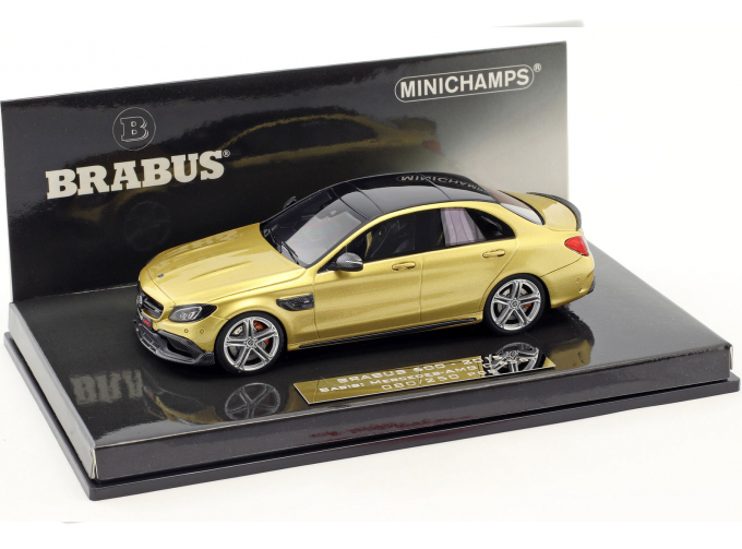 BRABUS 600 AUF BASIS MERCEDES AMG C 63 S - 2015 - GOLD