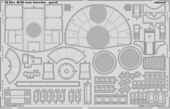 Фототравление для B-29 rear interior