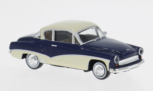 Wartburg 311 Coupe 1959, dunkelblau/hellbeige