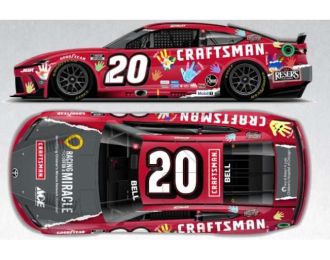 Toyota Camry XSE #20 Christopher Bell *Craftman/Racing For a Miracle* red/white 2025