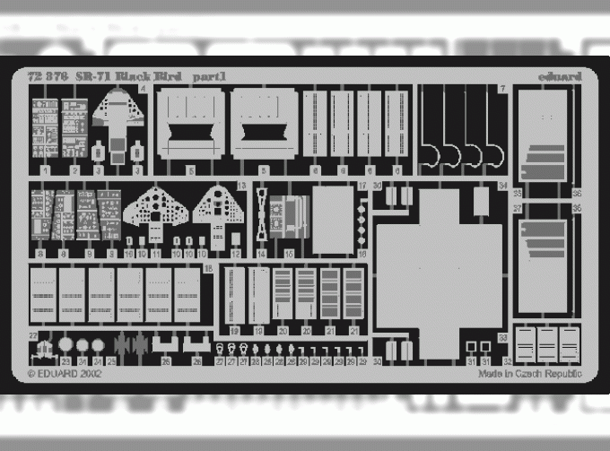 Фототравление для SR-71 Blackbird