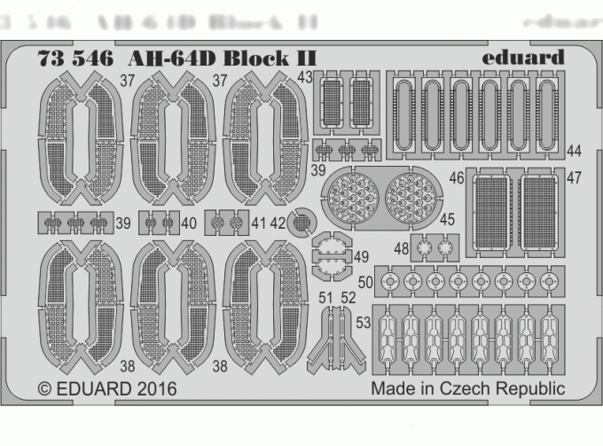 Фототравление для AH-64D Block II