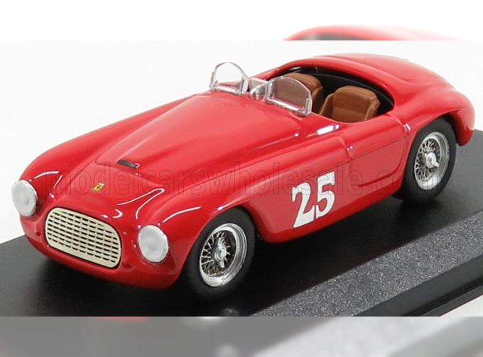 FERRARI 166 Touring Barchetta N25 Winner Palm Springs (1951) M.Lewis, red