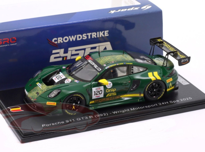 PORSCHE 911 (992) GT3 R №120 24h Spa Adam Adelson, Thomas Sargent, Elliott Skeer (2025)