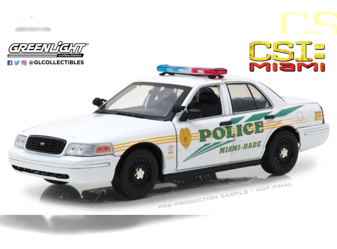 FORD Crown Victoria Police Interceptor "Miami-Dade Police" 2003 (из телесериала "C.S.I. Место преступления Майами")