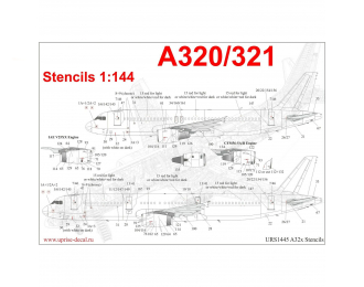 Декаль для A-32x тех. надписи