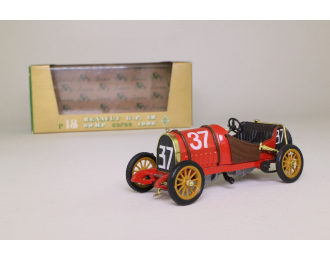 FIAT S74 190HP Corsa Racing Car #37 (1911), red