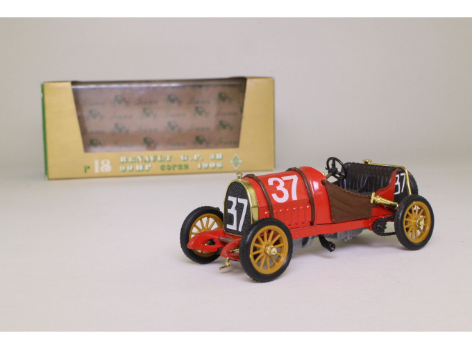 FIAT S74 190HP Corsa Racing Car #37 (1911), red