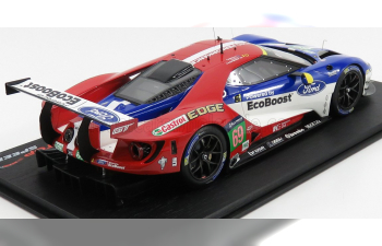 FORD Gt 3.5l Turbo V6 Team Ford Chip Ganassi Usa №69 3rd 24h Le Mans (2016) R.Briscoe - R.Westbrook - S.Dixon, Blue Red White