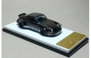 PORSCHE RWB 930, chrome gunmetal black