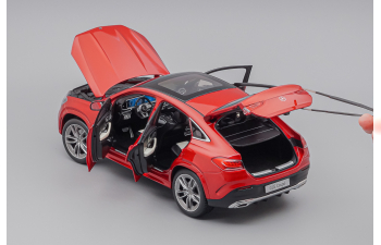MERCEDES-BENZ GLE Coupe AMG Style 2020 C167, red metallic
