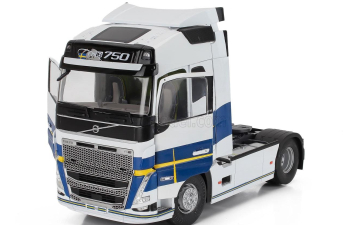 VOLVO FH16 750 Globetrotter XL Gotebord Edition Tractor Truck 2-assi (2021), white / blue