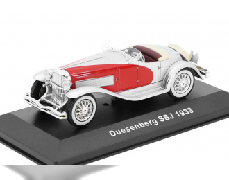 DUESENBERG SSj (1933), red/silver 