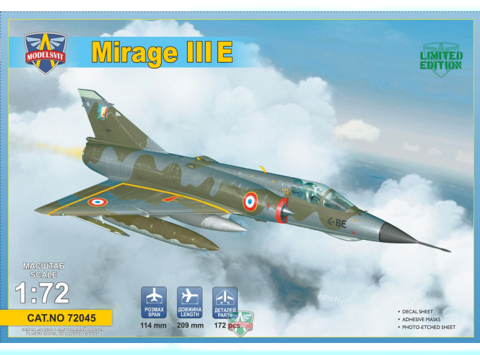 Сборная модель Mirage III E