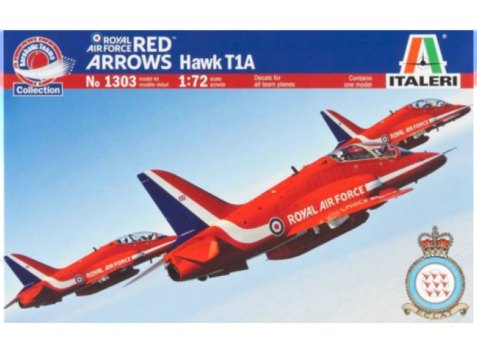 Сборная модель Самолет HAWK T1A "RED ARROWS"