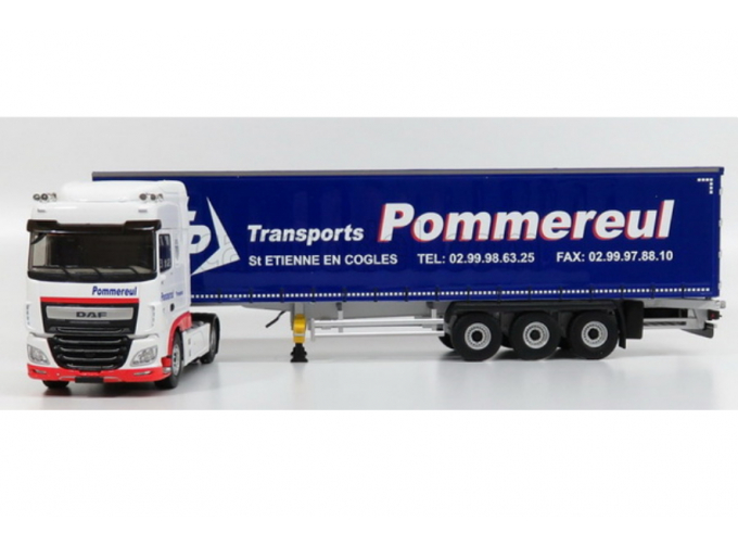 DAF XF EURO 6 Space Cab c полуприцепом "POMMEREUL" 2019