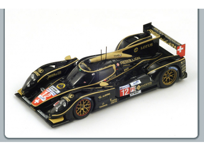 LOLA B12/60-Toyota №12 4th Le Mans (Nicolas Prost - Neel Jani - Nick Heidfeld) 2012, black