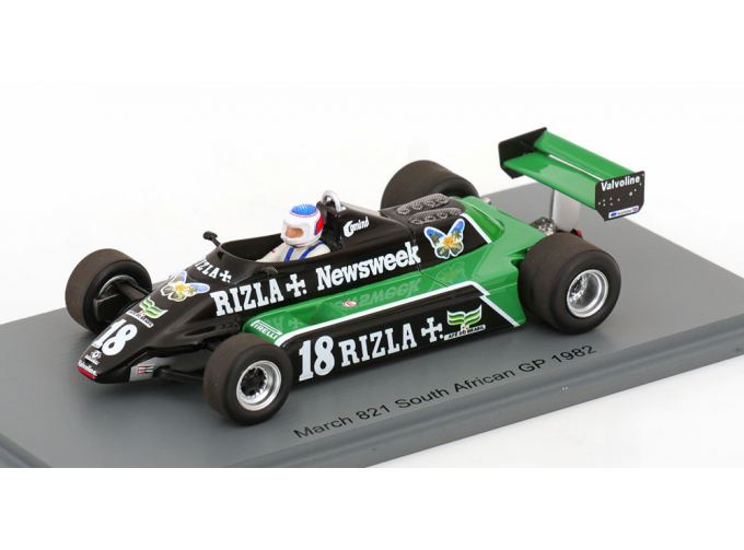 MARCH 821 №18 South Africa GP Formula 1 Raul Boesel (1982)