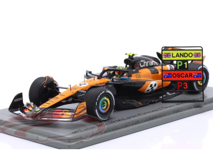 McLAREN MCL39 #4 Winner Monaco GP Formula 1 World champion Lando Norris (2025)