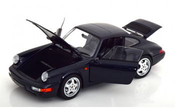 PORSCHE 911 (964) Carrera 4 Coupe (1990), dark blue metallic