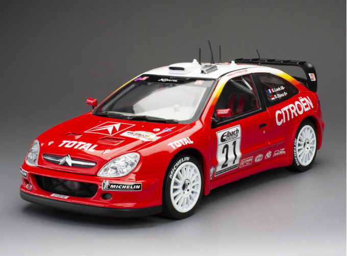 CITROEN Xsara WRC #21 Winner ADAC Rallye Deutschland S.Loeb/D.Elena (2002), red