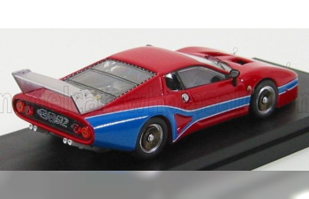 FERRARI 512 Bb Shilhouette Prova 1978, Red Blue